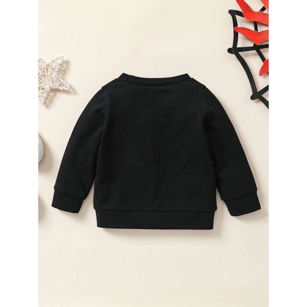 Baby Halloween Spooky Vibes Sweatshirt 6-9 Months - Picture 2 of 3